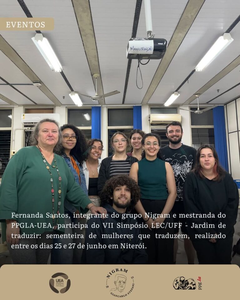 A integrante do grupo Nigram, Fernanda Santos (no centro da foto de camisa verde) participou do