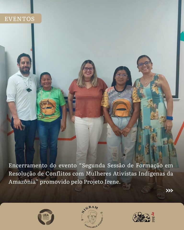 Hoje, dia 1º de agosto, encerrou-se o evento “Segunda Sessão de Formação em Resolução de Conflit