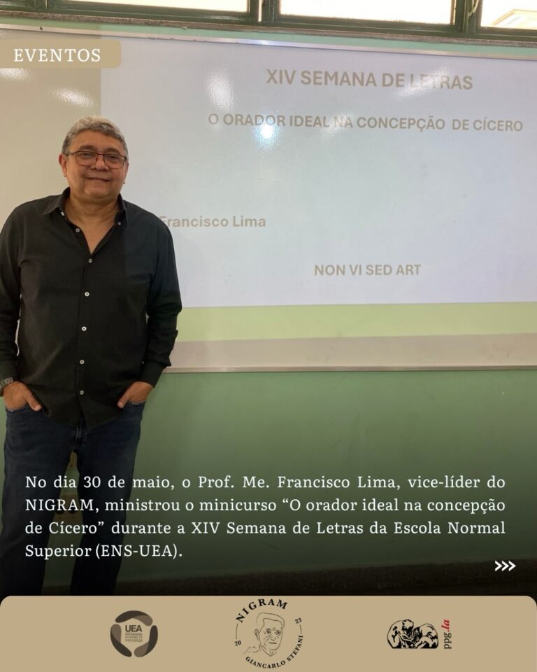 No dia 30 de maio, o Prof. Me. Francisco Lima, vice-líder do NIGRAM, ministrou o minicurso “O or