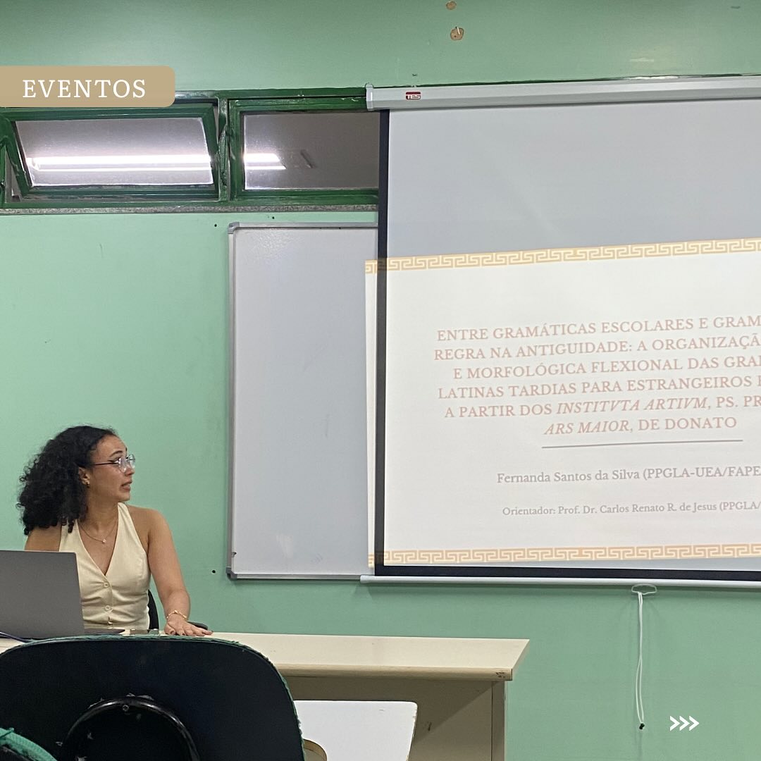 Entre gramáticas escolares e gramáticas de regra na Antiguidade: a organização teórica e morfológica flexional das gramáticas latinas tardias para estrangeiros e nativos, a partir dos Instituta Artium, Ps. Probo e da Ars maior, de Donato   Autor/a(s): Fernanda da Silva 