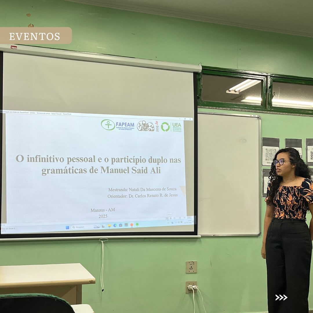 O infinitivo pessoal e o particípio duplo nas gramáticas de Manuel Said Ali Autor/a(s): Natali de Souza